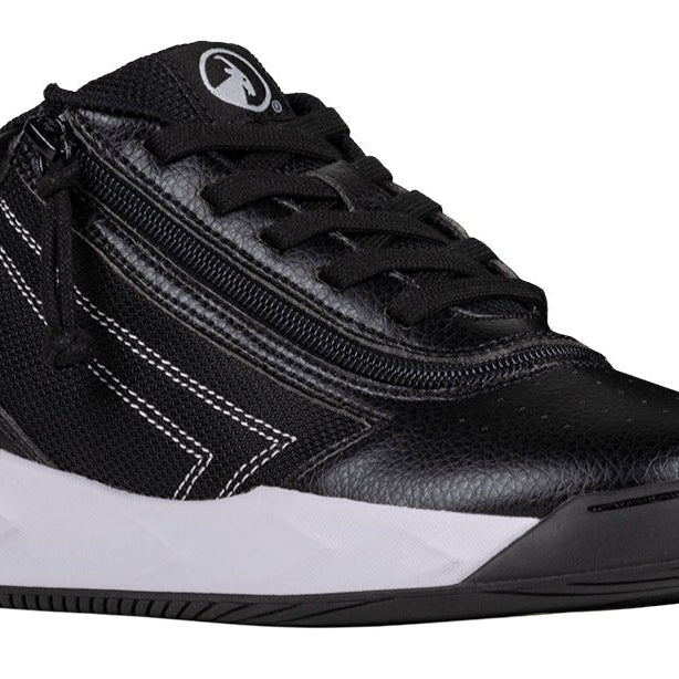 Black/White BILLY Sport Hoop Athletic Sneakers - BILLY Footwear® Canada