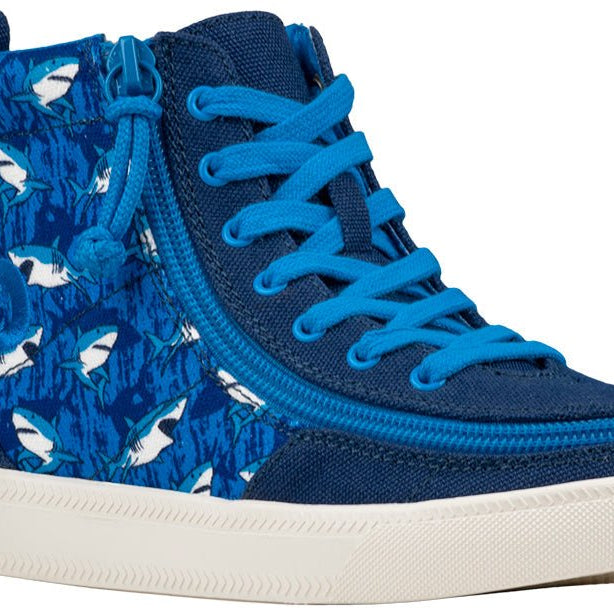 Blue Sharks BILLY Classic Lace High Tops - BILLY Footwear® Canada