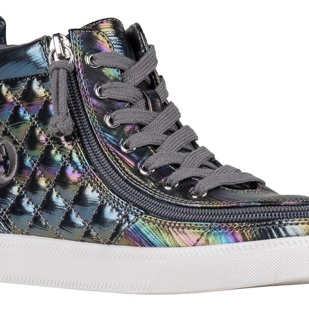 Graphite Rainbow BILLY Classic Quilt High Tops - BILLY Footwear® Canada