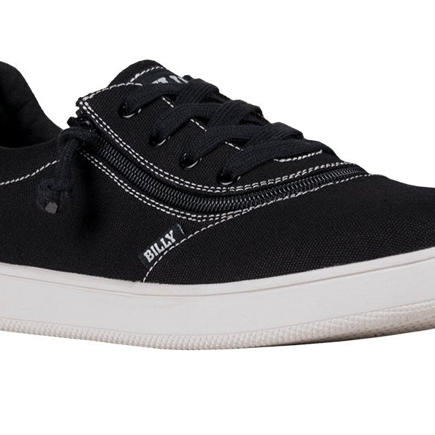 Men's Black/White Stitch BILLY Sneaker Low Tops - BILLY Footwear® Canada