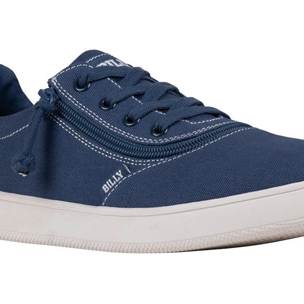 Men's Blue/White Stitch BILLY Sneaker Low Tops - BILLY Footwear® Canada