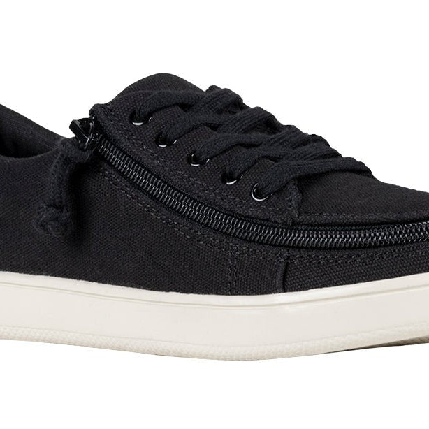 Women's Black Canvas BILLY Sneaker Low Tops - BILLY Footwear® Canada