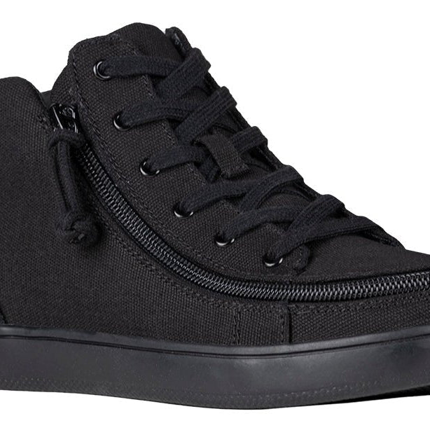 Women's Black to the Floor BILLY Sneaker Lace Mid Tops - BILLY Footwear® Canada