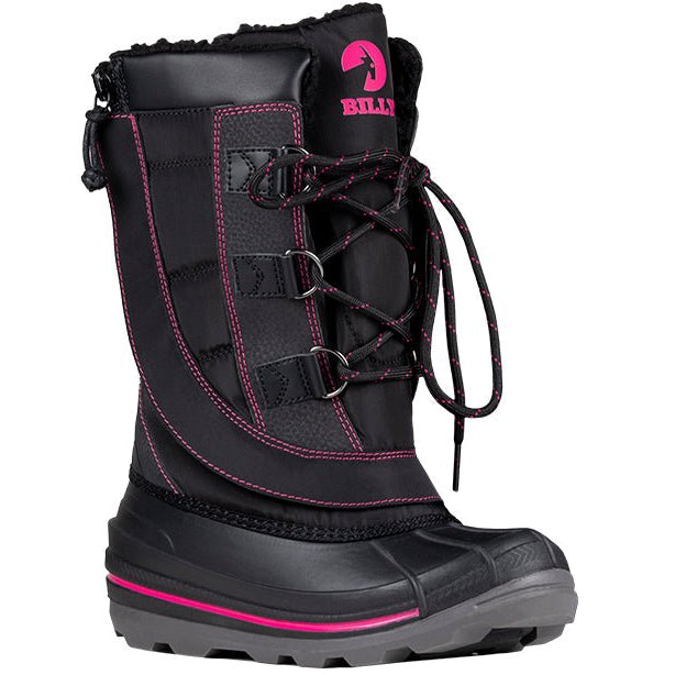 Women's Black/Pink BILLY Ice Winter Boots - BILLY Footwear® Canada