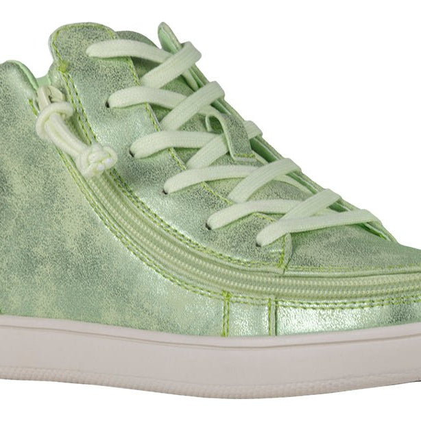 Women's Cucumber Green BILLY Sneaker Lace Mid Tops - BILLY Footwear® Canada