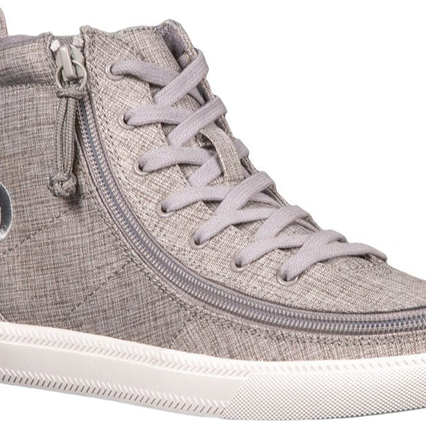 Women's Grey Jersey BILLY Classic Lace Highs - BILLY Footwear® Canada